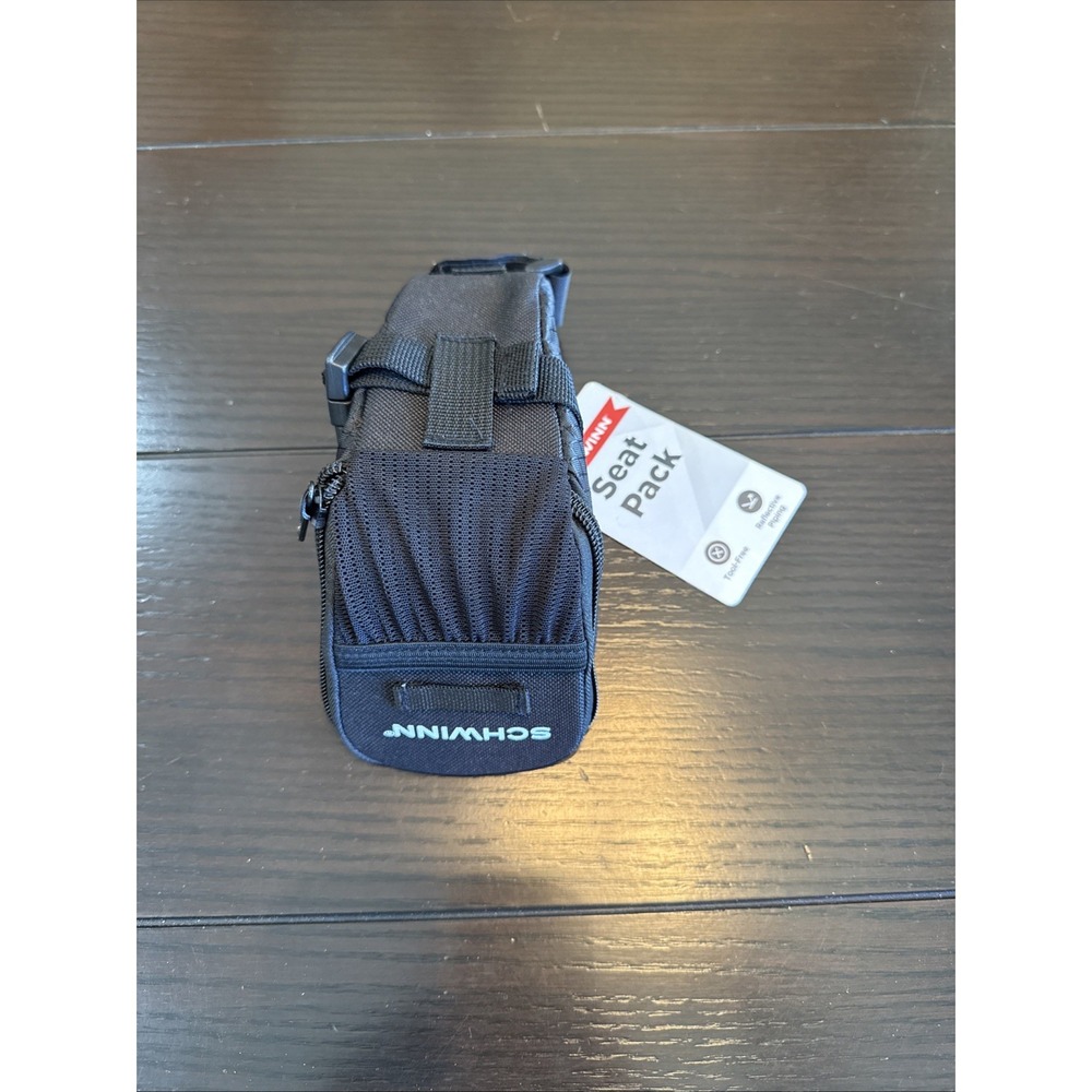 SCHWINN Bicycle Under Seat Pack Post Bag Water Resistant Nylon Reflective